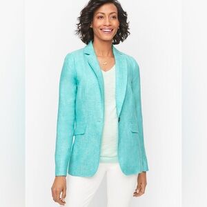 FINAL SALE Talbots Linen Blazer